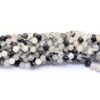 Black Rutilated Quartz 7mm-8mm Round Smooth Beads | Natural Black Rutile Semi Precious Gemstone Round Beads for Jewelry Making | 16" Strand