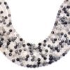 Black Rutilated Quartz 7mm-8mm Round Smooth Beads | Natural Black Rutile Semi Precious Gemstone Round Beads for Jewelry Making | 16" Strand - Image 2