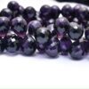 AAA Amethyst Quartz 11x15mm Faceted Teardrop Briolettes | Deep Purple Amethyst Hydro Quartz Gemstone Faceted Drops Beads for Jewelry Making
