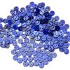 AAA Lapis Lazuli 11x3mm Round Button | Deep Blue Natural Lapis Lazuli Loose Gemstone Buttons | 2mm Double Hole Semi Precious Smooth Buttons - Image 3