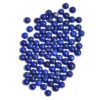 AAA+ Lapis Lazuli 3mm Round Smooth Cabochon Lot | Blue Lapis Natural Semi Precious Gemstone Flat Back Cabs | Jewelry Making Round Cabochon