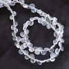 White Moonstone 5mm-6mm Heart Briolette Faceted Beads | Natural AAA+ White Moonstone Semi Precious Gemstone Heart for Jewelry | 8inch Strand - Image 5