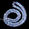 AAA+ White Rainbow Moonstone 4mm-6mm Smooth Rondelle Beads | 16" Strand | Blue Fire Moonstone Semi Precious Gemstone Loose Beads for Jewelry - Image 4