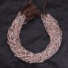 AAA+ Chocolate Moonstone 3mm Faceted Rondelle Beads | 13" Strand | Natural Chocolate Moonstone Faceted Semiprecious Gemstone Loose Beads - Image 3