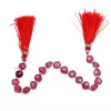 AAA+ Rare Ruby 8mm Faceted Heart Briolette Fancy Beads | Natural Red Ruby Precious Gemstone Loose Heart Beads for Jewelry | 7inch Strand - Image 3