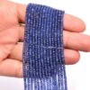 AAA+ Blue Sapphire Faceted Rondelle Beads | 2.5mm-3.5mm Beads 16inch Strand | Natural Blue Sapphire Precious Gemstone Faceted Beads - Image 3