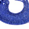 AAA+ Blue Sapphire Faceted Rondelle Beads | 2.5mm-3.5mm Beads 16inch Strand | Natural Blue Sapphire Precious Gemstone Faceted Beads - Image 5