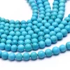 Natural AAA+ Turquoise Round Beads, Gemstone 5mm-7mm Smooth Beads | Genuine Arizona Turquoise High Quality Gemstone Loose Beads | 16" Strand - Image 3