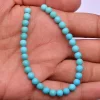 Natural AAA+ Turquoise Gemstone 6mm Smooth Round Beads | Genuine Arizona Turquoise High Quality Gemstone Loose Beads | 7inch Strand - Image 3
