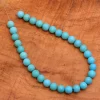 Natural AAA+ Turquoise Gemstone 6mm Smooth Round Beads | Genuine Arizona Turquoise High Quality Gemstone Loose Beads | 7inch Strand - Image 4