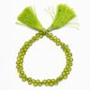 AAA Peridot Heart Briolette | 5mm-6mm Faceted Beads 8inch Strand | AAA Natural Preidot Semi Precious Gemstone Heart Briolette for Jewelry