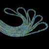 AAA+ Ethiopian Welo Opal High Fire 3mm-5mm Round Smooth Beads | 17inch Strand | Natural Ethiopian Opal Precious Gemstone White Opal Beads - Image 5