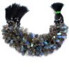 AAA+ Labradorite High Flash 7x10mm-8x14mm Smooth Pear Beads | Natural Labradorite Fire Semi Precious Gemstone Loose Briolettes | 8" Strand - Image 2