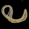 Yellow High Fire Ethiopian Welo Opal Fire 4mm-5mm Loose Round Faceted Beads | 16" Strand | Ethiopian Welo Opal Gemstone Beads for Jewelry - Image 2