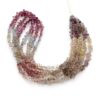 AAA+ Multi Sapphire 2.5x4mm-3x5mm Teardrop Briolette Faceted Beads | 16inch Strand | Natural Multi Sapphire Precious Gemstone Loose Drops - Image 2