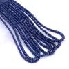 Natural Blue Sapphire 3mm-6mm Faceted Rondelle Handcut Beads | 16" Strand | Dark Blue Sapphire Pylin Precious Gemstone Faceted Loose Beads - Image 3