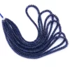 Natural Blue Sapphire 3mm-6mm Faceted Rondelle Handcut Beads | 16" Strand | Dark Blue Sapphire Pylin Precious Gemstone Faceted Loose Beads - Image 4