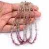 AAA+ Multi Sapphire 2.5x4mm-3x5mm Teardrop Briolette Faceted Beads | 16inch Strand | Natural Multi Sapphire Precious Gemstone Loose Drops - Image 3