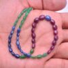 AAA+ Emerald / Blue Sapphire / Ruby 4x6mm-5x7mm Smooth Oval Beads | Natural Multi Precious Gemstone Loose Oval Beads for Jewelry | 12" Long - Image 3