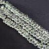 Green Amethyst Teardrop Briolette Beads | 8" Strand Gemstone 7x10mm Drops | Natural Green Amethyst Gemstone Faceted Twisted Teardrop Beads - Image 2