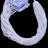 Natural Blue Chalcedony 2mm-3mm Faceted Rondelle Beads | 13inch Strand | AAA Chalcedony Semi Precious Gemstone Beads for Jewelry Making