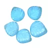 AAA Swiss Blue Topaz Quartz Briolette Beads | 12mm-14mm Heart Carving | Gemstone Hydro Quartz Carving Blue Topaz Leaf Carving Briolette Bead