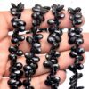 AAA Black Spinel Gemstone Faceted Pear Briolette | 6x9mm Beads 8inch Strand | Natural Black Spinel Gemstone Pear Briolette Beads for Jewelry - Image 3