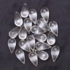 AAA Crystal Quartz Faceted Teardrop Briolette Beads | 8x16mm Calibrated Drops | Natural Clear Crystal Semi Precious Gemstone Teardrop Beads - Image 2