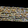 AAA Ethiopian Opal Gemstone Uncut Chips 4mm Beads | 17inch Strand | Natural Ethiopian Welo Opal Fire Semi Precious Gemstone Smooth Nuggets