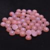 Pink Opal Round Cabochon | Pink Opal Gemstone 2.5mm, 3mm, 3.5mm Round Cabs | Natural Peruvian Pink Opal Semi Precious Gemstone Cabochon Lot - Image 3