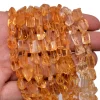 AAA+ Citrine 10mm-12mm Smooth Nugget Beads | Honey Citrine Gemstone Loose Tumbled Beads | Natural Semi Precious Gemstone Beads | 13" Strand - Image 2