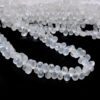AAA+ White Moonstone Gemstone 7x5mm Teardrop Briolette Faceted Beads | Natural Moonstone Semi Precious Gemstone Drops for Jewelry | 8" Strand - Image 3