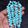Extremely Rare Natural Turquoise Pear Faceted Beads | Gemstone 5x7mm-6x8mm Briolette 8" Strand | Turquoise Semiprecious Gemstone Loose Beads - Image 3