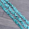 Extremely Rare Natural Turquoise 5x7mm-6x8mm Pear Faceted Beads | Gemstone Briolettes 8"Strand | Turquoise Semiprecious Gemstone Loose Beads - Image 3