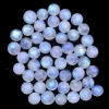 Natural Rainbow Moonstone Blue Fire Gemstone 7mm Round Cabochon | Moonstone Blue Flash Semi Precious Gemstone Loose Round Smooth Cabs Lot - Image 4