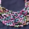 AAA+ Multi Tourmaline Gemstone 6mm Faceted Heart Briolette Beads | Tourmaline Semi Precious Gemstone Loose Beads for Jewelry | 6inch Strand - Image 5