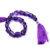 AAA+ African Amethyst 9x11mm-11x13mm Faceted Nugget Beads | 8inch Strand | Natural Amethyst Precious Gemstone Rare Tumbled Loose Beads - Image 4