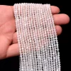 AAA+ White Moonstone 3mm-4mm Faceted Round Beads | 13inch Strand | Moonstone Micro Faceted Semi Precious Gemstone Loose Beads for Jewelry - Image 2