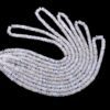 Rainbow Moonstone 5mm-6mm Heishi Smooth Beads | Gemstone Tyre Rondelle 16" Strand | Natural Blue Fire White Rainbow Moonstone Spacer Beads