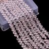 Natural AAA+ Rose Quartz 6mm Heart Faceted Briolette Beads | Pink Rose Quartz Semi Precious Gemstone Loose Beads for Jewelry | 7inch Strand - Image 7