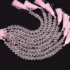Natural AAA+ Rose Quartz 6mm Heart Faceted Briolette Beads | Pink Rose Quartz Semi Precious Gemstone Loose Beads for Jewelry | 7inch Strand - Image 4