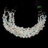 AAA+ Ethiopian Welo Opal Fire Gemstone 5mm-8mm Heart Faceted Briolette Beads | Natural Ethiopian Opal Welo Opal Briolette Beads | 8" Strand - Image 5