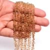 AAA+ Beer Whisky Quartz Gemstone 3x5mm Faceted Teardrop Briolette Beads | 6" Strand | Natural Honey Quartz Semiprecious Gemstone Loose Drops - Image 5