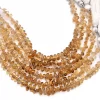 AAA+ Beer Whisky Quartz Gemstone 3x5mm Faceted Teardrop Briolette Beads | 6" Strand | Natural Honey Quartz Semiprecious Gemstone Loose Drops