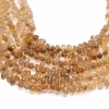 AAA+ Beer Whisky Quartz Gemstone 3x5mm Faceted Teardrop Briolette Beads | 6" Strand | Natural Honey Quartz Semiprecious Gemstone Loose Drops - Image 4