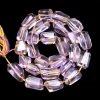 Natural AAA+ Ametrine Gemstone Faceted Step Cut Nuggets Beads | 10inch Strand | Ametrine Semi Precious Gemstone Tumbled Fancy Loose Beads - Image 4
