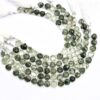 AAA+ Green Rutilated Quartz 10mm Heart Faceted Briolette Beads | 8inch Strand | Natural Green Rutile Semi Precious Gemstone Loose Briolettes - Image 3
