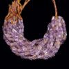 Natural AAA+ Ametrine Gemstone Faceted Step Cut Nuggets Beads | 10inch Strand | Ametrine Semi Precious Gemstone Tumbled Fancy Loose Beads - Image 8