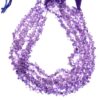 Amethyst Teardrop Side Drill Beads | Gemstone 4x8mm Teardrop Beads 16" Strand | Natural Purple Amethyst Semi Precious Gemstone Smooth Drops