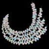 AAA+ Ethiopian Opal Teardrop Briolette, Welo Fire Opal Gemstone Teardrop Smooth Beads, Natural Ethiopian Welo Fire Opal Gemstone Loose Drops - Image 3